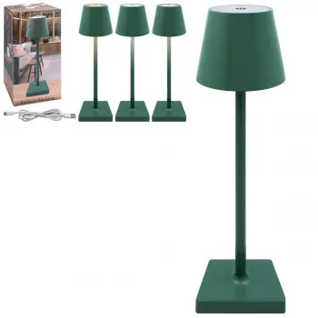 LAMPA RECHARGABLE TOUCH GREEN LP73643 