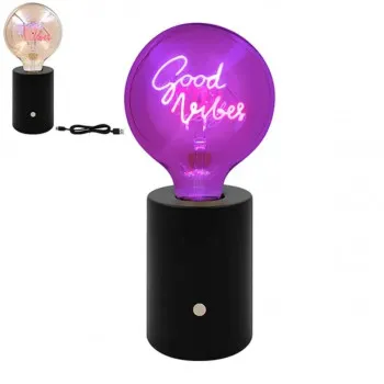 LAMPA LED TEXT GOOD VIBES LP73645 