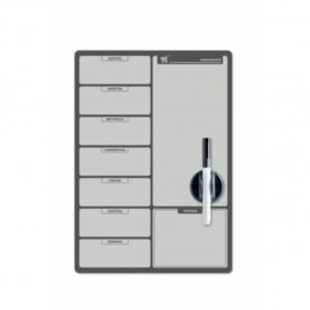 Magnetna tabla za frižider, Einkaufsliste BW, magnetic 