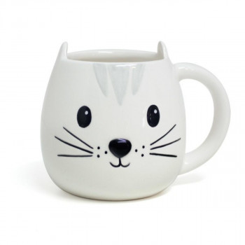 ŠOLJA KERAMIČKA BIJELA KITTY 400ml 