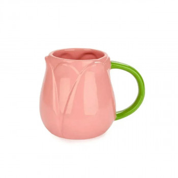 ŠOLJA KERAMIČKA TULIP PINK 