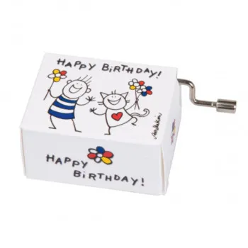 Muzička kutija Happy Birthday, Katze 