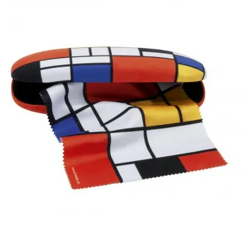 Futrola za naočale sa krpicom Mondrian Style 