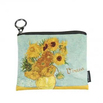 Novčanik mini sa zipom Van Gogh, Sunflowers 