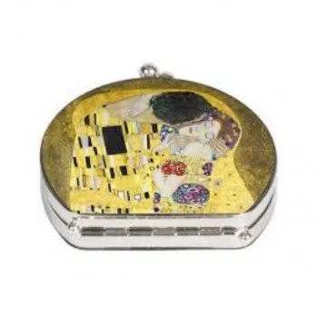 Ogledalce Gustav Klimt, Kiss, 