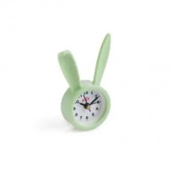 ALARM CLOCK BUNNY GREEN B2F 