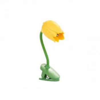 LAMPA ZA CITANJE,Tulip,yellow,plastic 