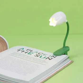 LAMPA ZA CITANJE,Tulip,white,plastic 