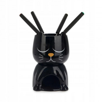 FONDU ZA COKOLADU,Wake Cat,350 ml,black,ceramic 