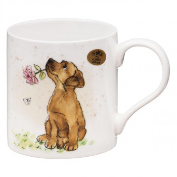 ŠOLJA DOG WITH ROSE LP96434 
