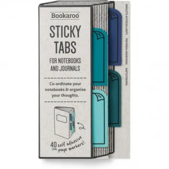 OBILJEŽIVAČI STR.BOOKAROO STICKY TABS-BLUES 