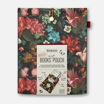 TORBICA ZA KNJIGU BOOKAROO BOOKS- DARK FLORAL 