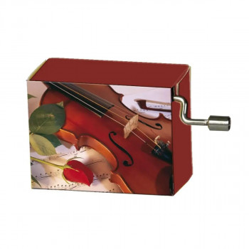 MUZIČKA KUTIJA Happy Birthday, Rose with violin 