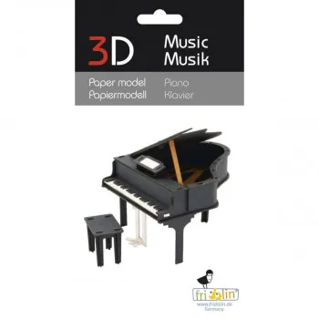 PAPIRNI MODEL 3D PIANO 