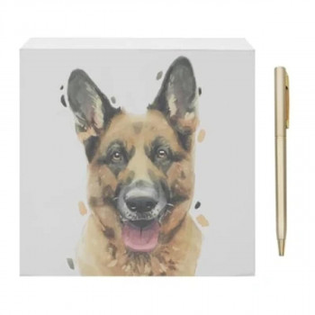 MEMO BLOK GERMAN SHEPHERD 