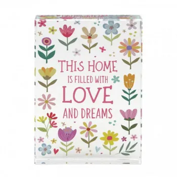 Dekoracija - drvene poruke HOME 