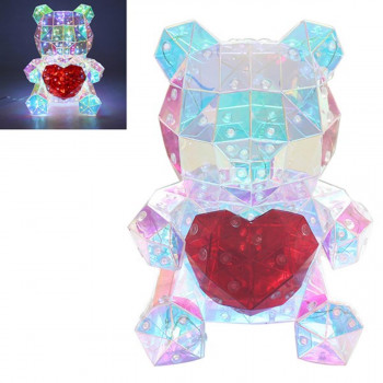 LAMPA LED USB TEDDY HEART 