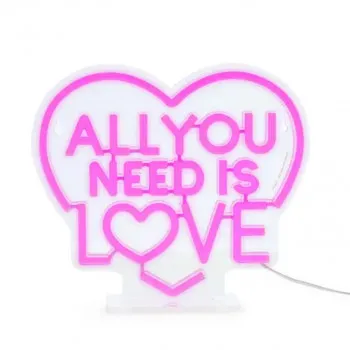 NEONSKI ZNAK ALL YOU NEED IS LOVE 