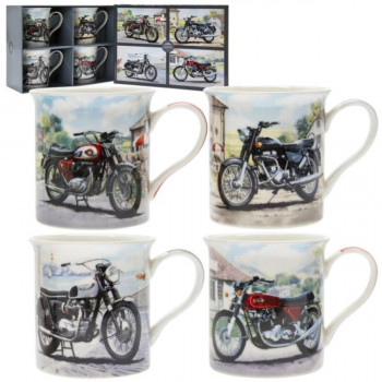 ŠOLJE SET 4/1 CLASSIC MOTORBIKES LP34038 
