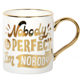 ŠOLJA NOBODY PERFECT GLD IZDANJE LP34333 