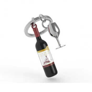 PRIVJESAK ZA KLJUČEVE METAL-PARTY FOODIE- wine bottle 