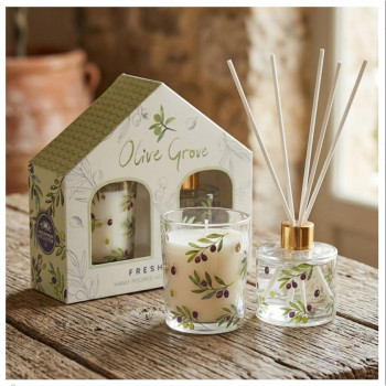 SVIJEĆA I DIFOZER OLIVE GROVE LP76848 