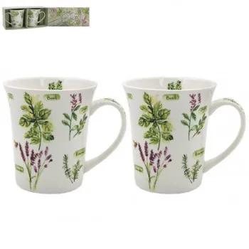 ŠOLJE SET 2U1 HERB GARDEN LP96567 