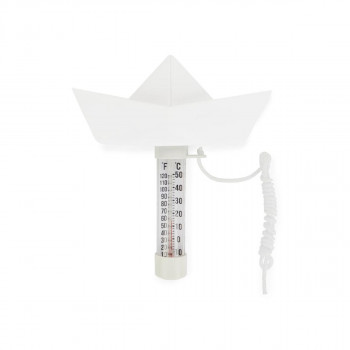 TERMOMETAR ZA BAZEN PAPIR BOAT WHITE PLASTI 