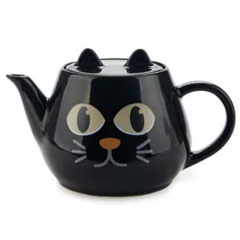 ČAJNIK WAKE CAT BLACK KERAMIKA 