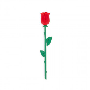 OBILJEŽIVAČ STRANICA ROSE RED PLASTIKA 