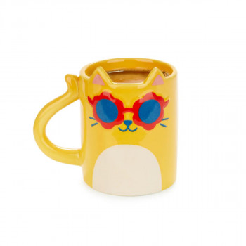 ŠOLJA COOL CAT YELLOW 350 ML KERAMIKA 