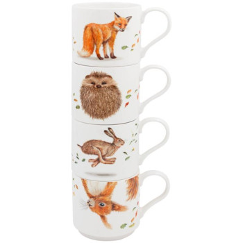 Set šolja koje se slažu, Wildlife, 4 kom. LP90557 