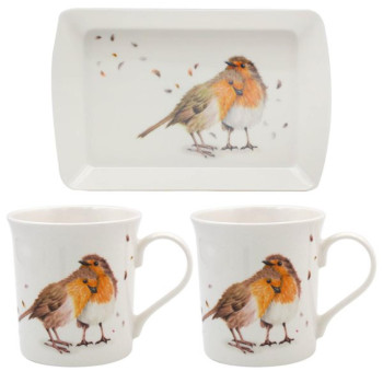 Šolja i tacna Robins Love Birds LP90481 