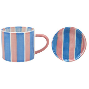 Šolja i podmetač Stripes  LP77762 