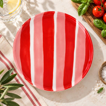 Tanjir, crveni i roza Stripes LP77769 