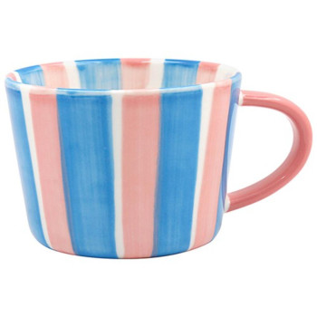 Šolja, plava i roza Stripes LP77757 