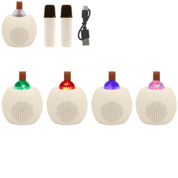 Karaoke disko, 2 mikrofona, bež LP60681 