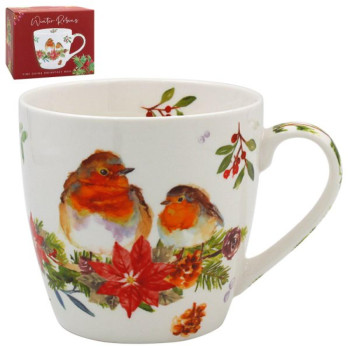 Šolja za doručak Winter Robins LP55137 