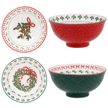 Xmas zdjela 6, 2 različite LP55752 