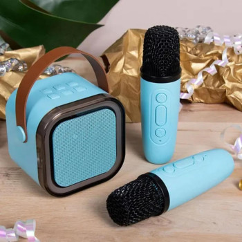 Karaoke aparat, 2 mikrofona, plavi LP75812 