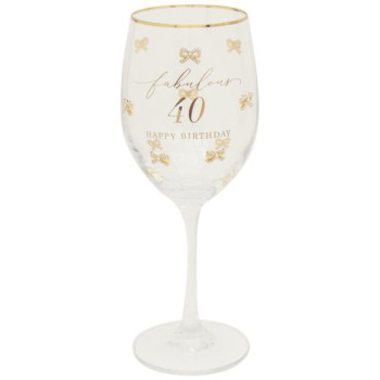 Čaša za vino za 40. rođendan Madelaine LP77820 