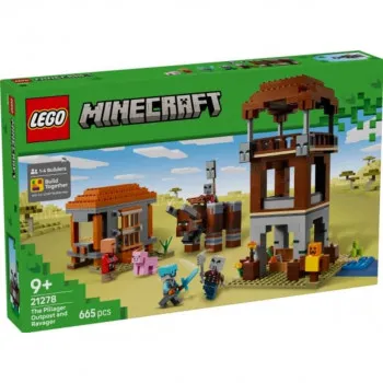LEGO MINECRAFT PREDSTRAŽA PLJAČKAŠA 9+ 