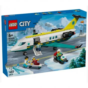 LEGO CITY BIG VEHICLES SANITETSKI AVION ZA HITNU POMOĆ 6+ 