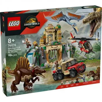 LEGO JURASSIC WORLD SPINOSAURUS I QUETZALCOATLUS 8+ 