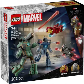 LEGO IRONN MAN I WAR MACHINE PROTIV HAMMER DRONOVA 