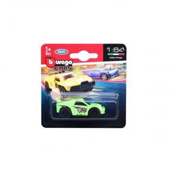 BURAGO AUTO 1:64 ASST RED BLISTER 