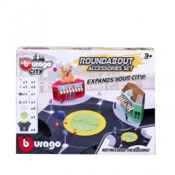 BURAGO STREET FIRE HAULERS WITH TRAILER 