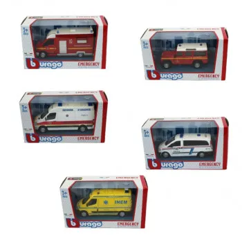 BURAGO EMERGENCY FORCE 1:50 ASST 