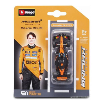 BURAGO 1/64 FORMULA MCLAREN F1 MCL39 