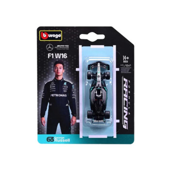 BURAGO 1/64 MERCEDES-AMG PETRONAS W16 